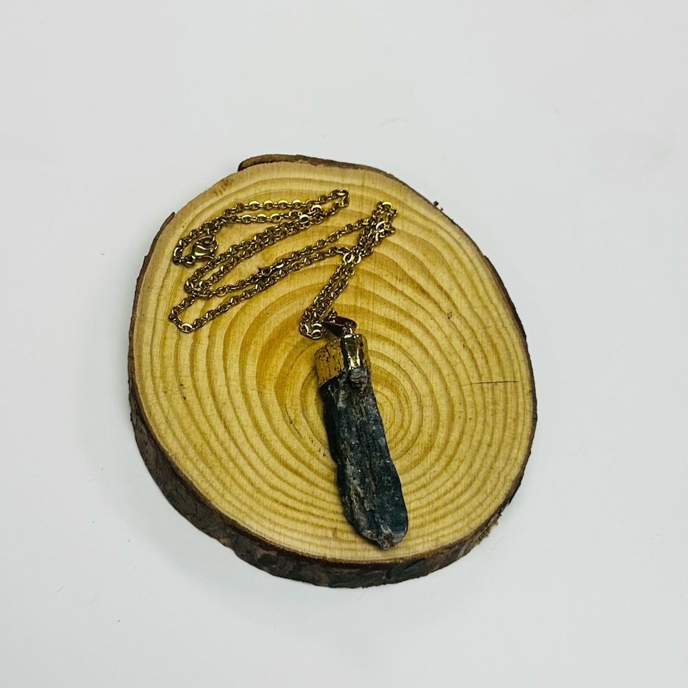 Geode agate necklace - Picture 3 of 6
